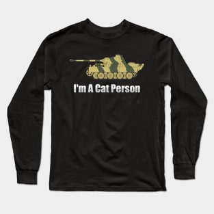 Panther tank for a real Cat person! Long Sleeve T-Shirt